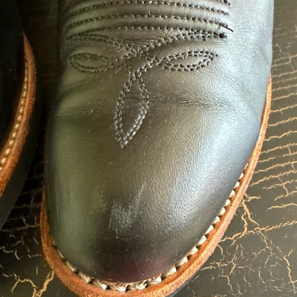 Brahma Black Wester Boots Classic Leather Design size 7 - Picture 5 of 15